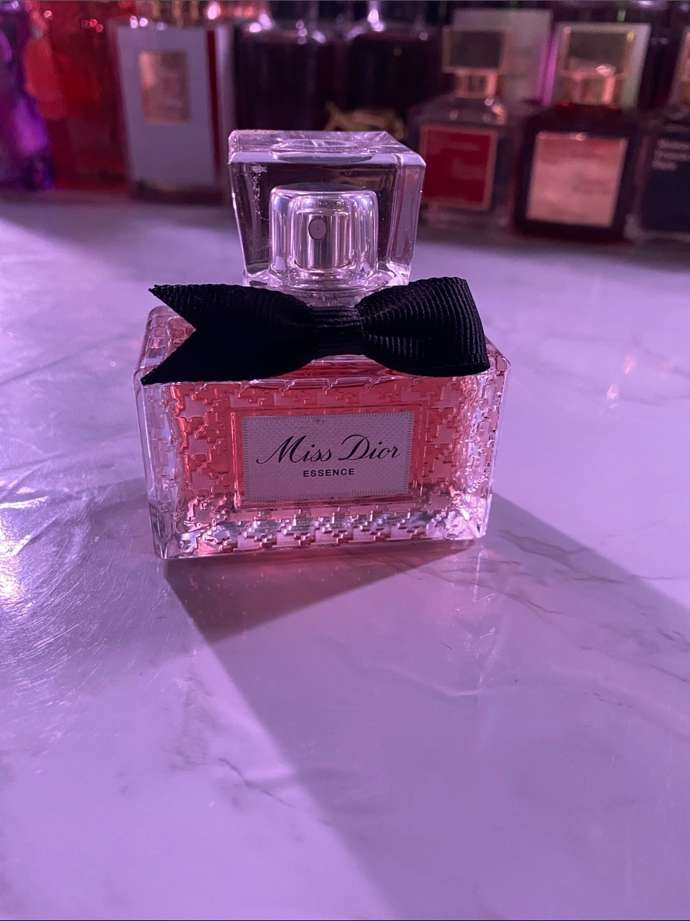 Dior Miss Dior Essence - Light Pink Bottle with Black Bow no box